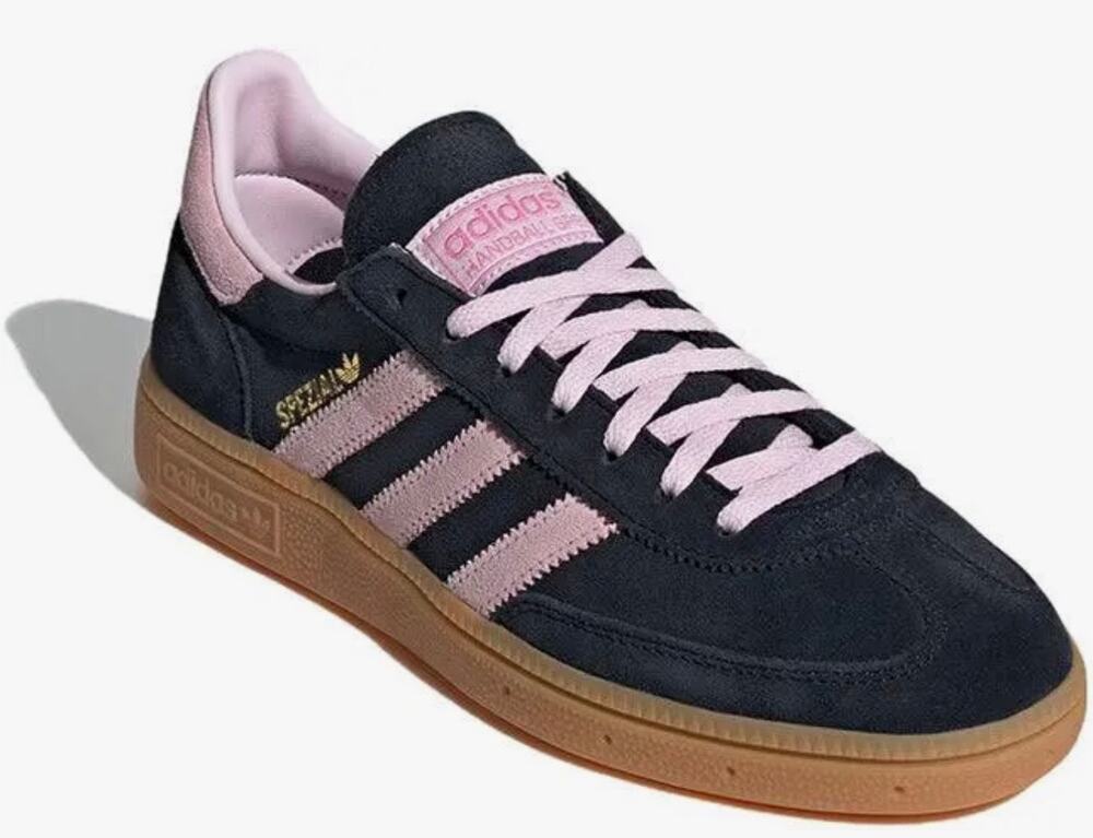 Adidas Handball Spezial Shoes sz 7 EU 38 core black / Clear Pink